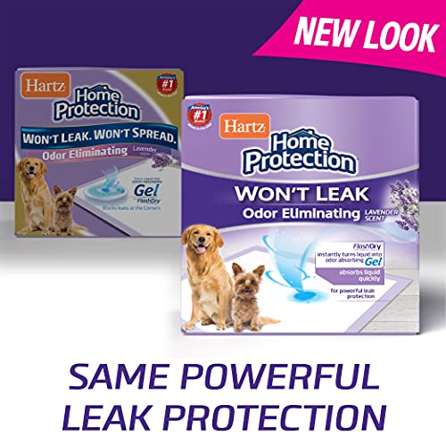 Hartz Home Protection Odor Eliminating Scented Dog Pads, Super Ab...
