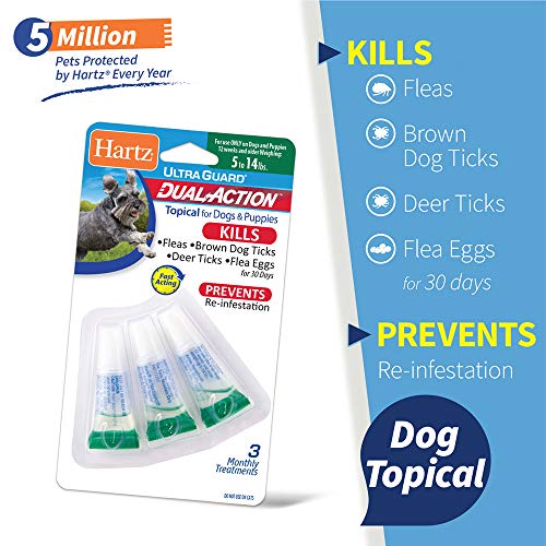 Hartz UltraGuard Dual Action Topical Flea & Tick Prevention for D...
