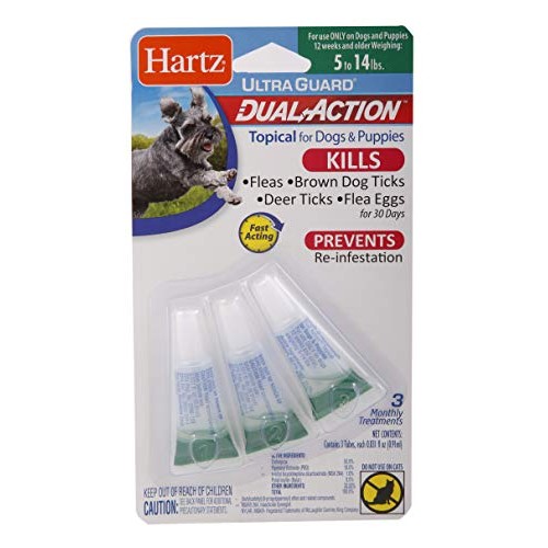 Hartz UltraGuard Dual Action Topical Flea & Tick Prevention for D...