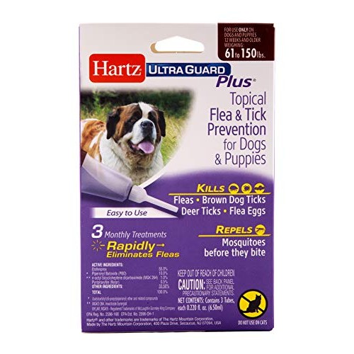 Hartz UltraGuard Plus Topical Flea & Tick Prevention for Dogs and...