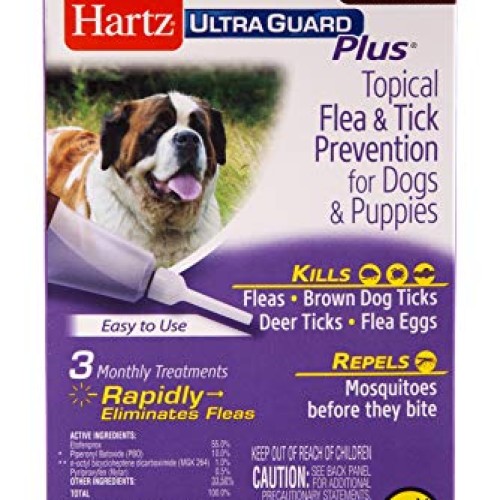 Hartz UltraGuard Plus Topical Flea & Tick Prevention for Dogs and...