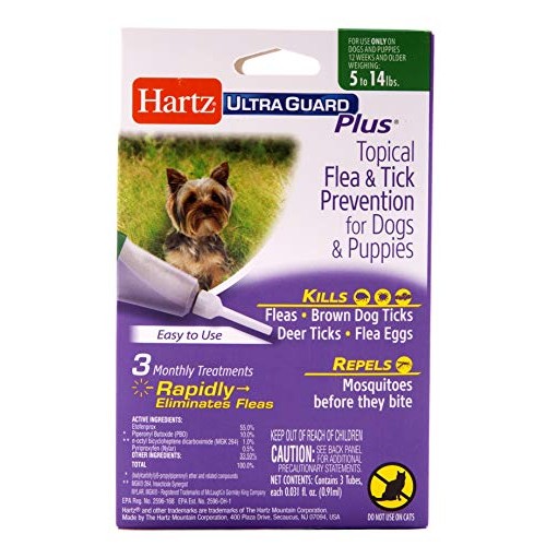 Hartz UltraGuard Plus Topical Flea & Tick Prevention for Dogs and...