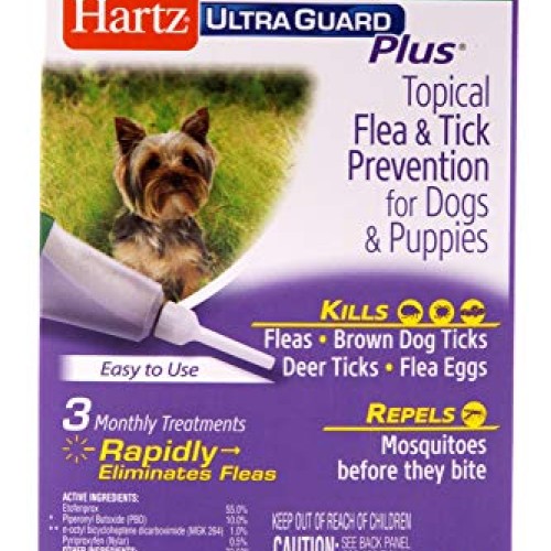 Hartz UltraGuard Plus Topical Flea & Tick Prevention for Dogs and...
