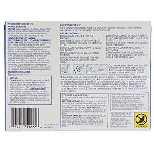 Hartz UltraGuard Pro Topical Flea & Tick Prevention for Dogs and ...