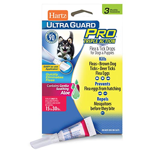 Hartz UltraGuard Pro Topical Flea & Tick Prevention for Dogs and ...