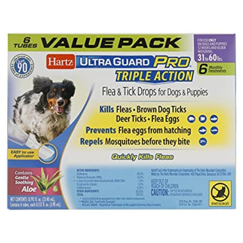 Hartz UltraGuard Pro Topical Flea & Tick Prevention for Dogs and ...