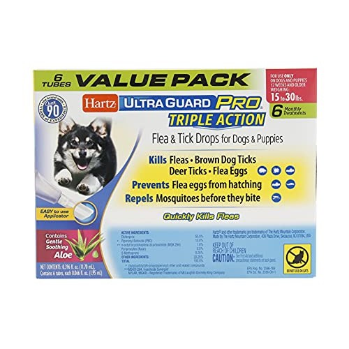 Hartz UltraGuard Pro Topical Flea & Tick Prevention for Dogs and ...
