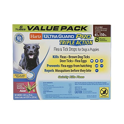 Hartz UltraGuard Pro Topical Flea & Tick Prevention for Dogs and ...