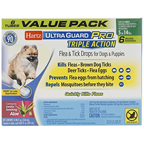 Hartz UltraGuard Pro Topical Flea & Tick Prevention for Dogs and ...