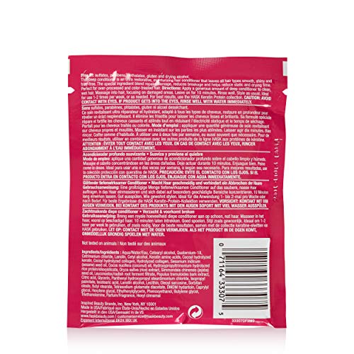 HASK Beauty KERATIN PROTEIN Smoothing Deep Conditioner Treatments...