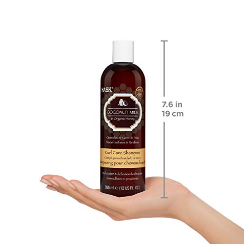 HASK COCONUT MILK + HONEY Hydrating Shampoo + Conditioner Set for...