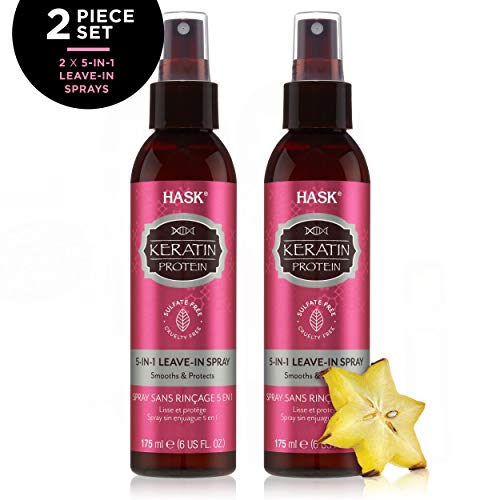 HASK KERATIN PROTEIN 5-in-1 Leave In Conditioner Spray for all ha...
