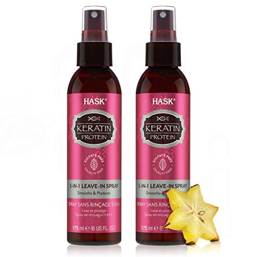 HASK KERATIN PROTEIN 5-in-1 Leave In Conditioner Spray for all ha...