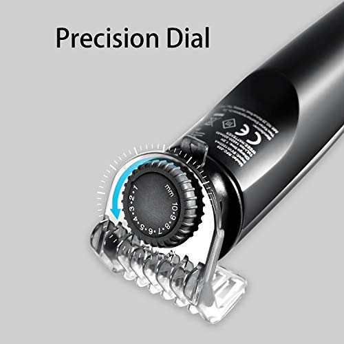 HATTEKER Hair Clipper Beard Trimmer Kit For Men Cordless Hair Mus...