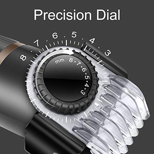 Hatteker Mens Beard Trimmer Cordless Hair Trimmer Hair Clipper De...