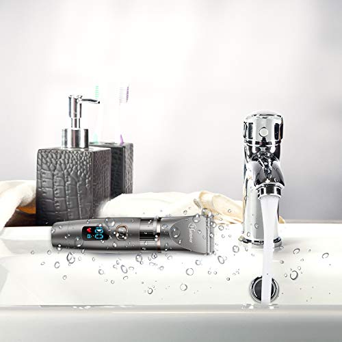 Hatteker Mens Beard Trimmer Cordless Hair Trimmer Hair Clipper De...