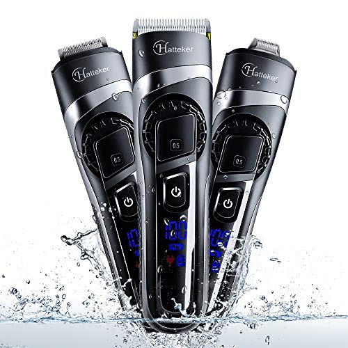 Hatteker Mens Beard Trimmer Hair Clipper Hair Trimmer Cordless Gr...