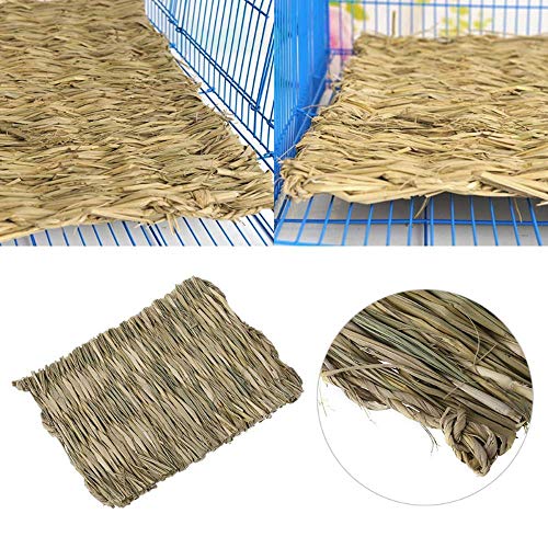 Haudang Rabbit Mat,Grass Mats for Rabbits,Safe & Edible Rabbit Ma...