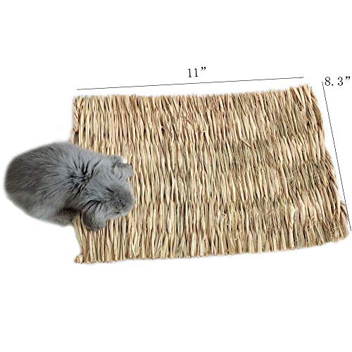 Haudang Rabbit Mat,Grass Mats for Rabbits,Safe & Edible Rabbit Ma...