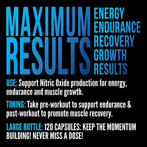 Havasu Nutrition L-Arginine Extra Strength Capsules - Nitric Oxid...