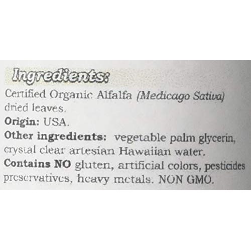 Alfalfa Alcohol-Free Liquid Extract, Alfalfa Medicago Sativa Sp...