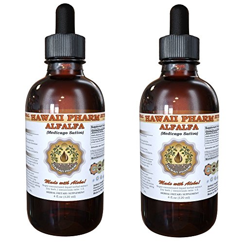 Alfalfa Liquid Extract, Organic Alfalfa Medicago Sativa Dried L...