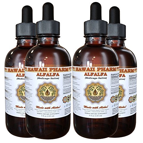 Alfalfa Liquid Extract, Organic Alfalfa Medicago Sativa Dried L...