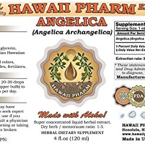 Angelica Liquid Extract, Organic Angelica Angelica archangelica...
