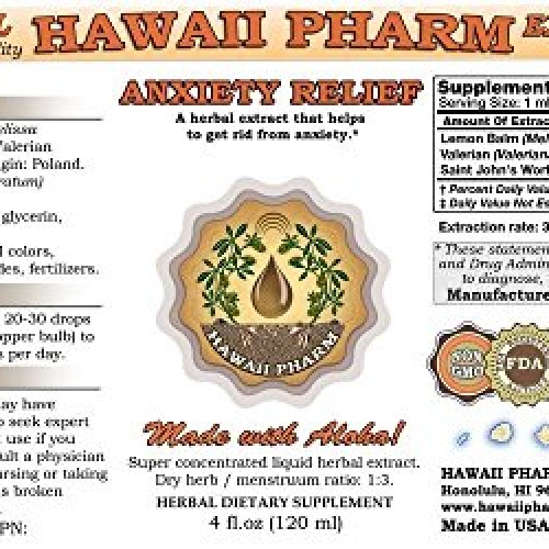 Anxiety Care Tincture, Lemon Balm Melissa Officinalis Leaf, Val...
