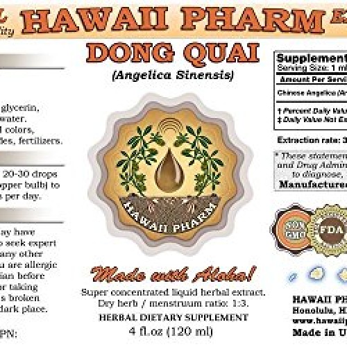 Dong quai Angelica sinensis Liquid Extract 2 oz