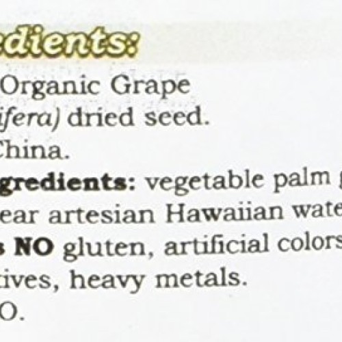 Grape Alcohol-Free Liquid Extract, Grape Vitis Vinifera Dried S...