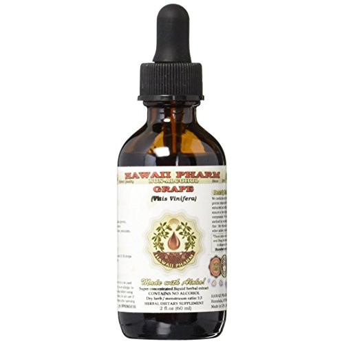 Grape Alcohol-Free Liquid Extract, Grape Vitis Vinifera Dried S...