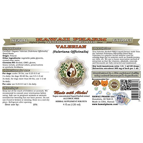 HawaiiPharm Valerian Valeriana Officinalis Organic Dried Root V...