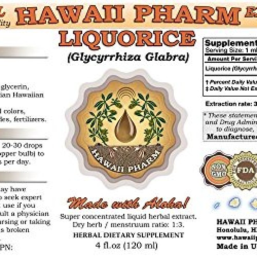 Liquorice Liquid Extract, Organic Liquorice Glycyrrhiza Glabra ...