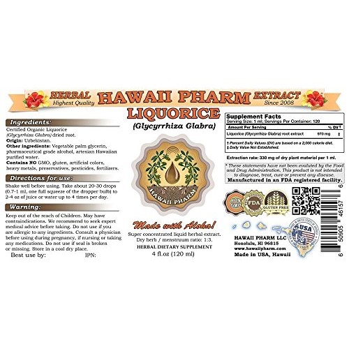 Liquorice Liquid Extract, Organic Liquorice Glycyrrhiza Glabra ...