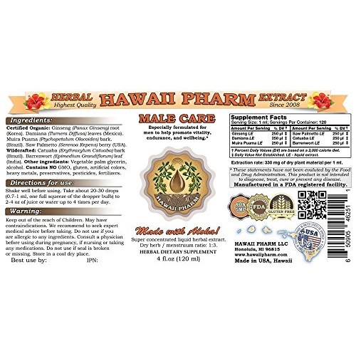 Male Care Liquid Extract 2 oz