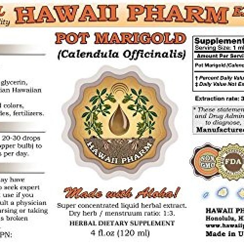 Pot Marigold Liquid Extract, Organic Pot Marigold Calendula Offi...