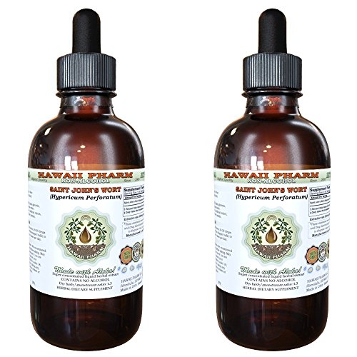 Saint Johns Wort Alcohol-Free Liquid Extract, Organic Saint John...