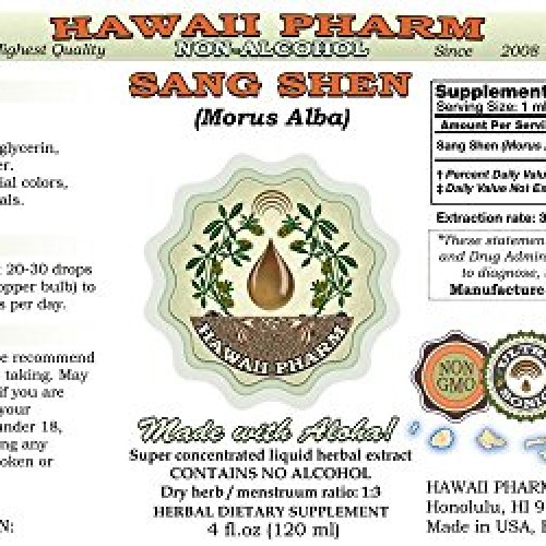 Sang Shen Alcohol-Free Liquid Extract, Sang Shen, Mulberry Morus...