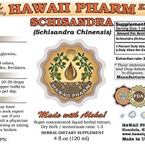 Schisandra Schisandra Chinensis Liquid Extract 4 fl.oz 120ml
