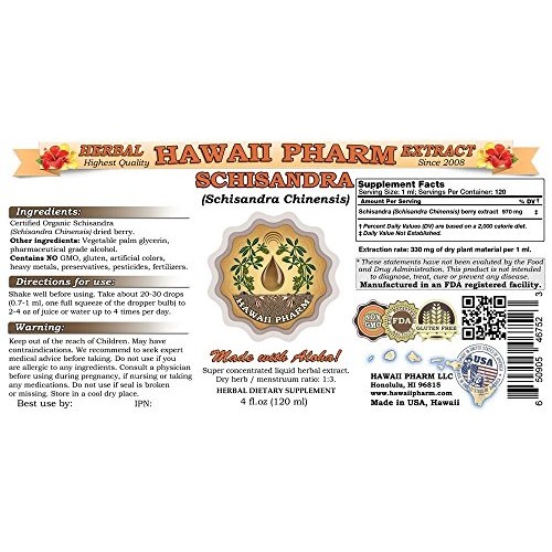 Schisandra Schisandra Chinensis Liquid Extract 4 fl.oz 120ml