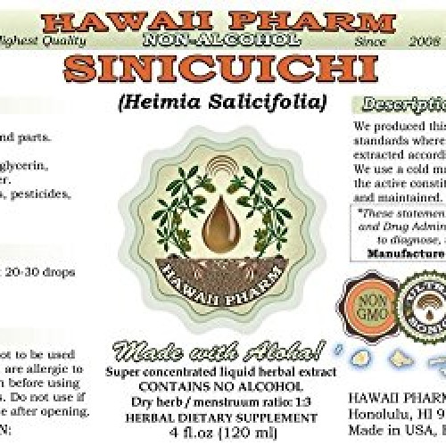Sinicuichi Alcohol-Free Liquid Extract, Sinicuichi Heimia Salici...