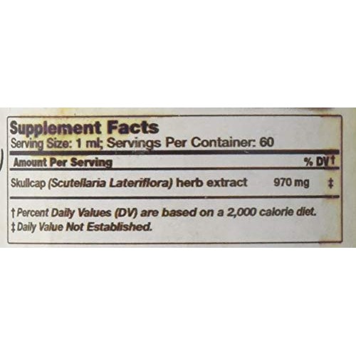 Skullcap Scutellaria lateriflora Liquid Extract 2 fl.oz