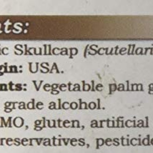 Skullcap Scutellaria lateriflora Liquid Extract 2 fl.oz