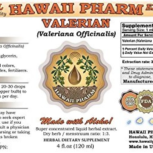Valerian Valeriana Officinalis Liquid Extract 4 fl.oz 120ml