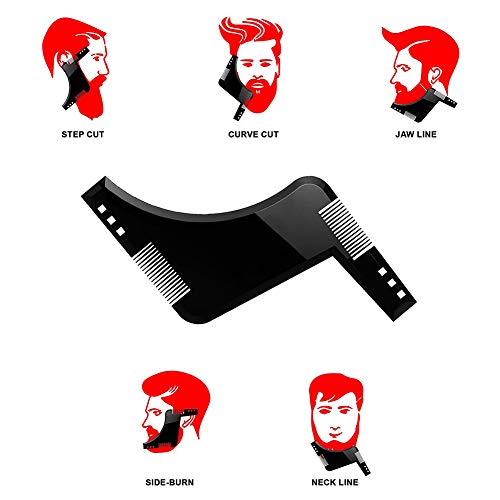 HBHHB Beard Shaping Tool, Double Sided Beard Guide Shaper Tool fo...