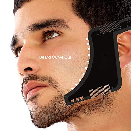 HBHHB Beard Shaping Tool, Double Sided Beard Guide Shaper Tool fo...