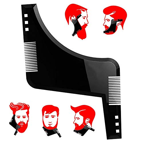 HBHHB Beard Shaping Tool, Double Sided Beard Guide Shaper Tool fo...