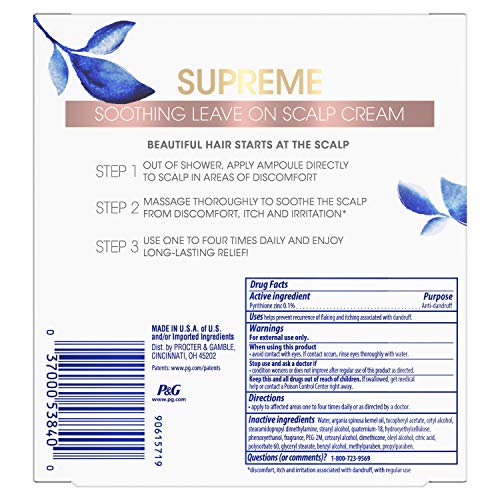 Head & Shoulders Supreme, Soothing Scalp Cream Treatment, with Ar...