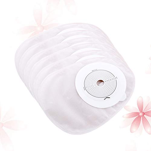 Healifty 10 Disposable Drainable Pouches Cut-to-Fit Ostomy Bags S...